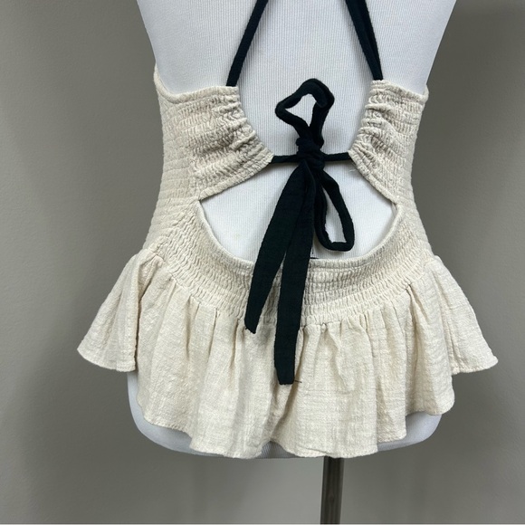 Miou Muse open back sleeveless western style top Sz L - Picture 9 of 9